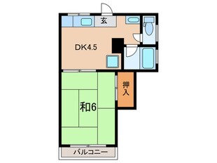 マンション渡辺の物件間取画像